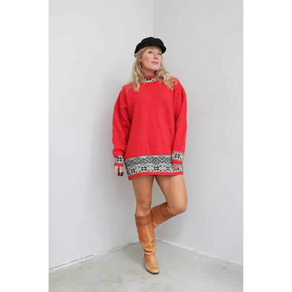 2000's Vintage Gap Oversized Winter Wool Sweater or Mini Dress Women's SM MD LG - Picture 9 of 9